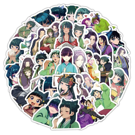 10/60PCS The Apothecary Diaries Cartoon Stickers Funny Animation Graffiti Decoration Kids Toys Laptop Phone Guitar Bike Decals - SS69