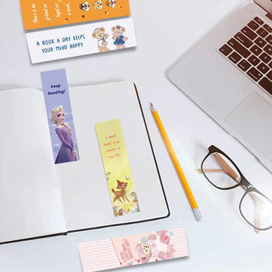 30PCS Cute Fun Style Reading Bookmarks Laptop Luggage Harajuku Supply DIY Gift Room Creative Gifts Living Paper Unique Bookmarks - SS69
