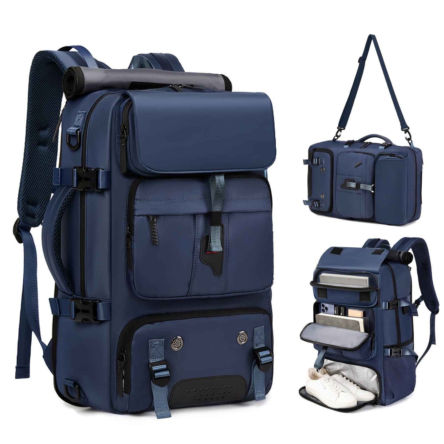 One Large Capacity Laptop Backpack, Designed for Both Men And Women, Featuring a Multifunctional Travel Design with a Compartment for Shoes, Ideal for Business Trips, Travel, College, Holiday Travel, Party Gifts, School Use