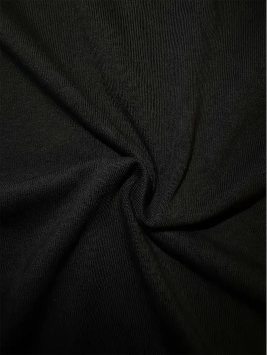 Men's Halloween & Thanksgiving Graphic T-Shirt - Black Short Sleeve Crew Neck with 3 Festive Gnomes, Autumn Leaves & Snowflakes Design - "This Is My Hallowthankmas Shirt" Casual Holiday Tee for Christmas Parties & Seasonal Ou SS69