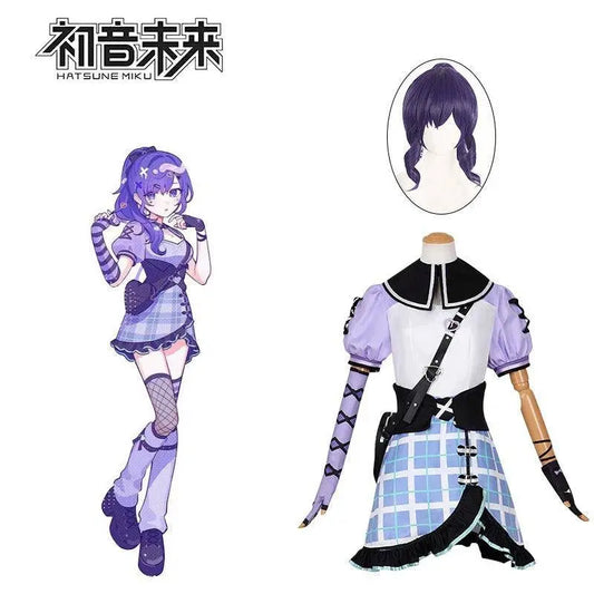 Anime Game Miku Project Sekai Colorful Stage Feat Yoisaki Kanade Cosplay Costumes Daily Wear Cute T-Shirt And backpacks Outfits SS69