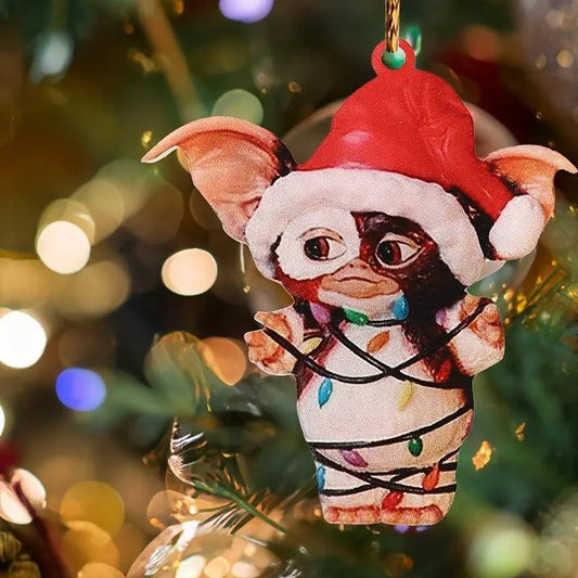 Charming Acrylic Elf Christmas Tree Ornament - Perfect for Holiday & New Year Celebrations, No Power Needed SS69