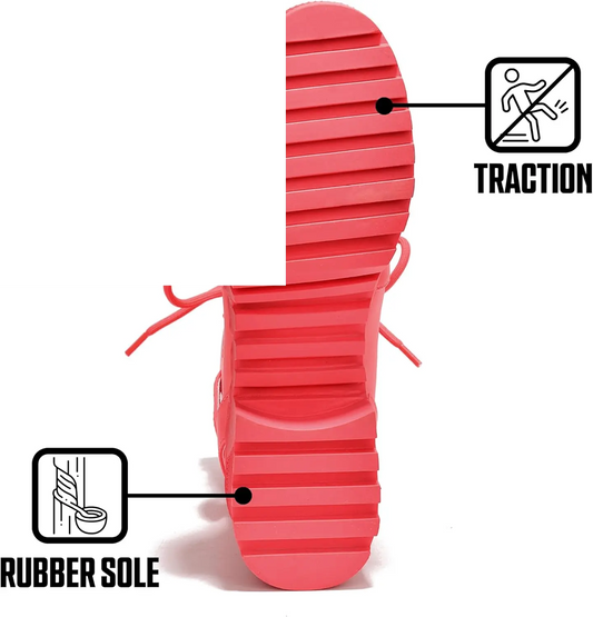 Combat Ankle Boots (Hot Rod) - SS69