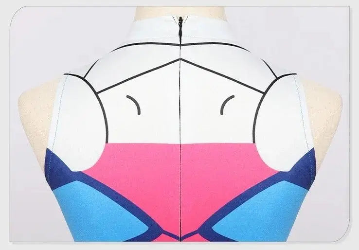 Game DVA Jumpsuit Printed Sexy Swimsuit Cosplay Costume Women Anime Swimsuit Sexy Lingerie Bathing Suit Halloween Costumes - SS69