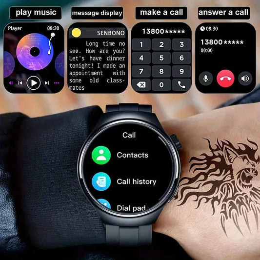 SENBONO V19 Business Men Smart Watch Answer Call Heart Rate Water Proof Sports Fitness Smartwatch Men for Android IOS