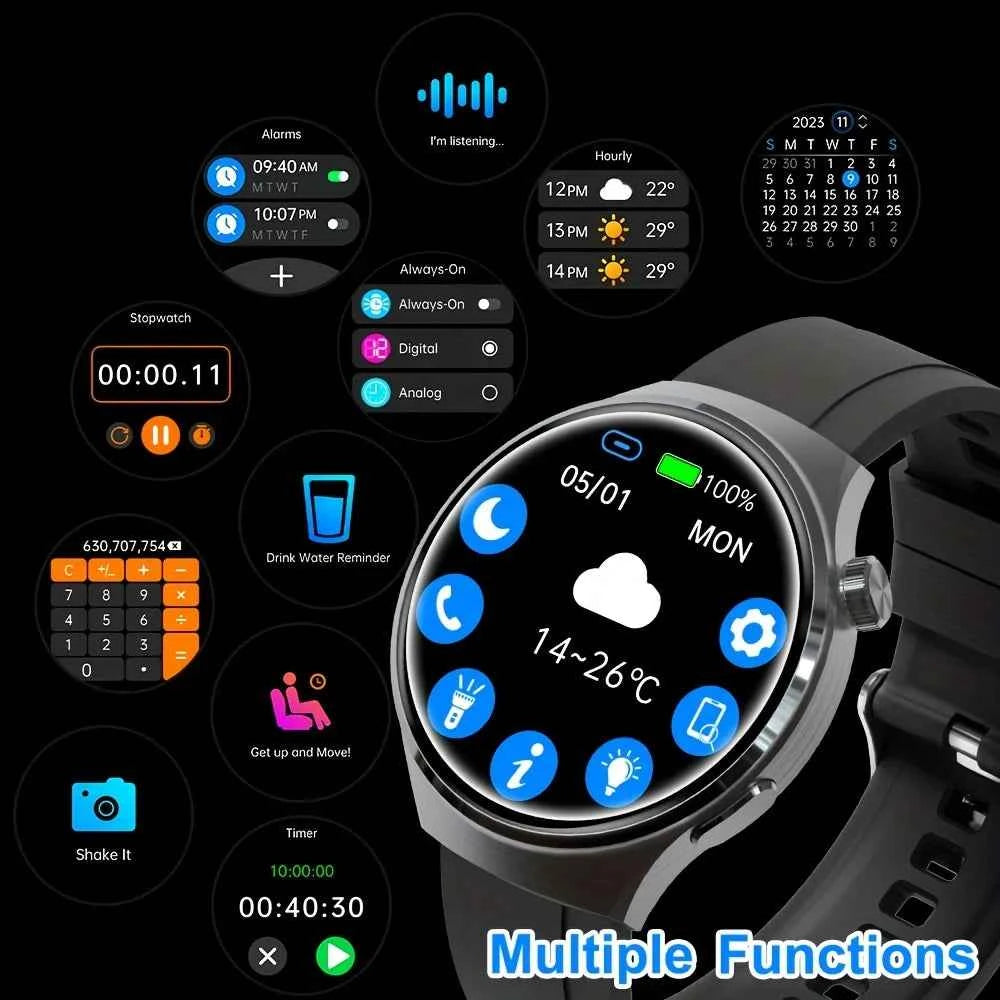 SENBONO V19 Business Men Smart Watch Answer Call Heart Rate Water Proof Sports Fitness Smartwatch Men for Android IOS