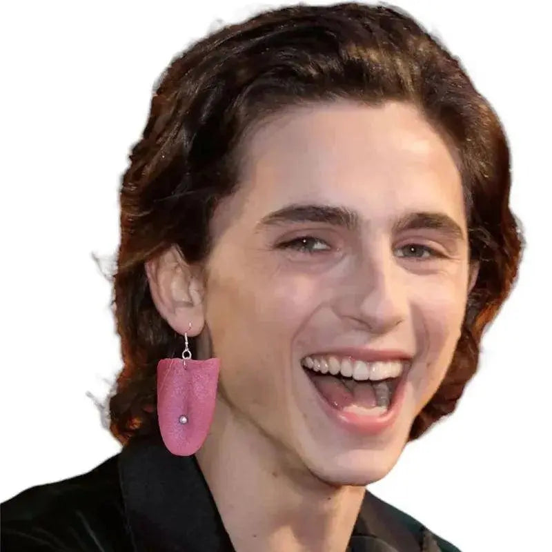 Halloween Tongue Earrings Gruesome Scary Jewelry Costume Quirky Earrings Spooky SS69