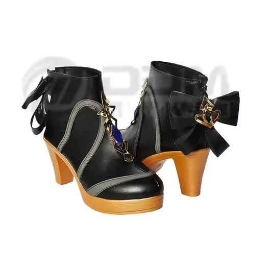 Navia Cosplay Shoes Anime Chinese Style Halloween for Genshin Impact Women Game - SS69