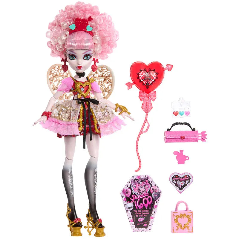 New Genuine Limited Edition Barbie Dolls Monster High Prom Dress Barbie Fashion Doll Collector'S Edition Model Girls Gift Toys SS69 68.69 Cupid Asteria