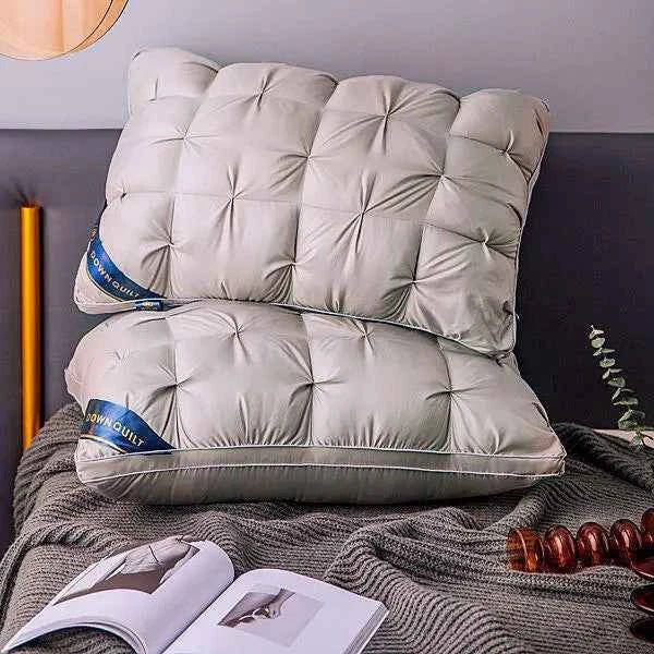2-Piece Sleep Pillow Set, Soft Supportive Bed Pillows, Suitable for Back, Stomach, or Side Sleeping Luxury Hotel Pillows