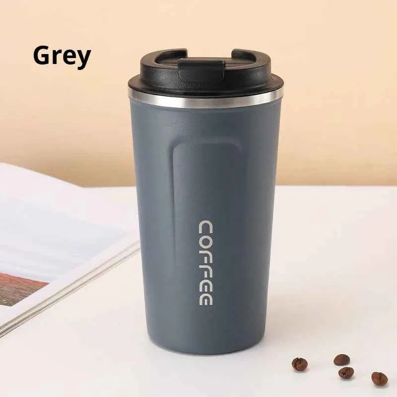 380/510ML Stainless Steel Coffee Mug Portable Tumbler Vacuum Flasks Car Thermal Cup Keeps Cold and Heat Thermal Mug Coffee Cup