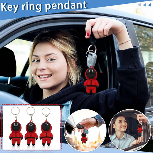 New Popular Film and Television Works Modeling Key Chain Cute Character Epoxy Keychain DIY Handmade Pendant, Cosplay Decoration SS69