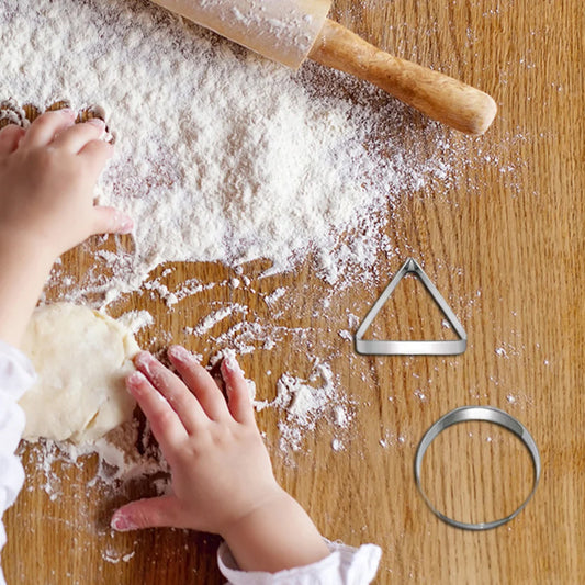 12 PCS Sugar Cookies Cutter for Squid Game Stainless Steel Candy Mold Biscuit Mold Sugar Cookie Mold Candy Maker Baking Tools - SS69