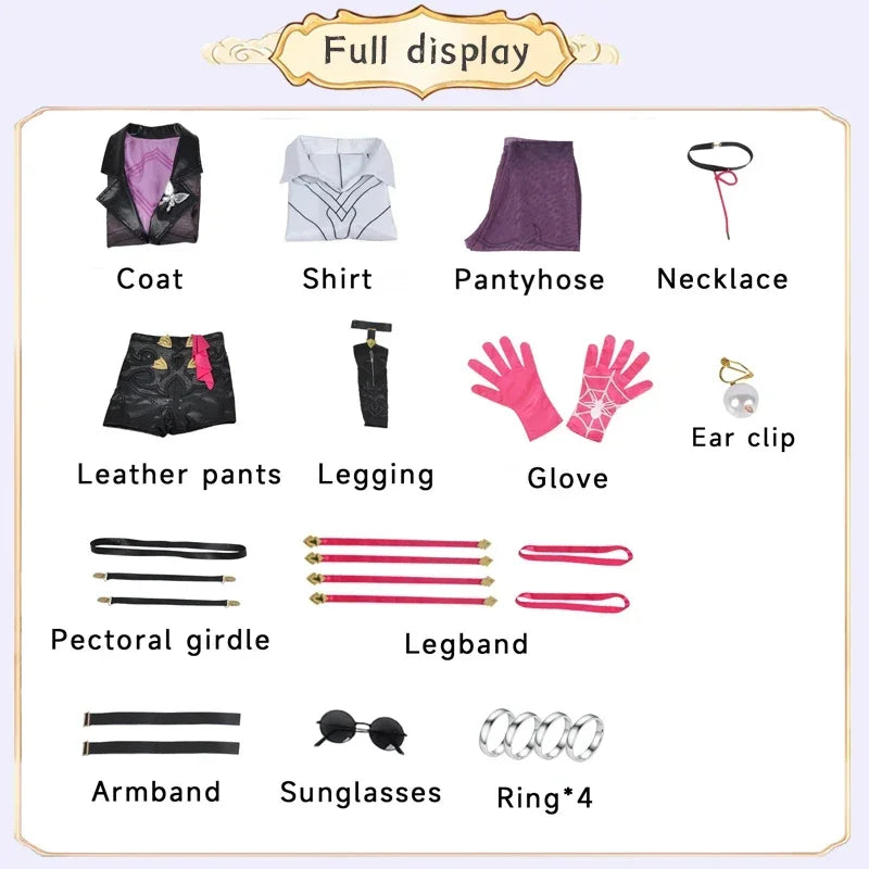 Kafka Cosplay Costume Honkai Star Rail Women's Game Uniform Set