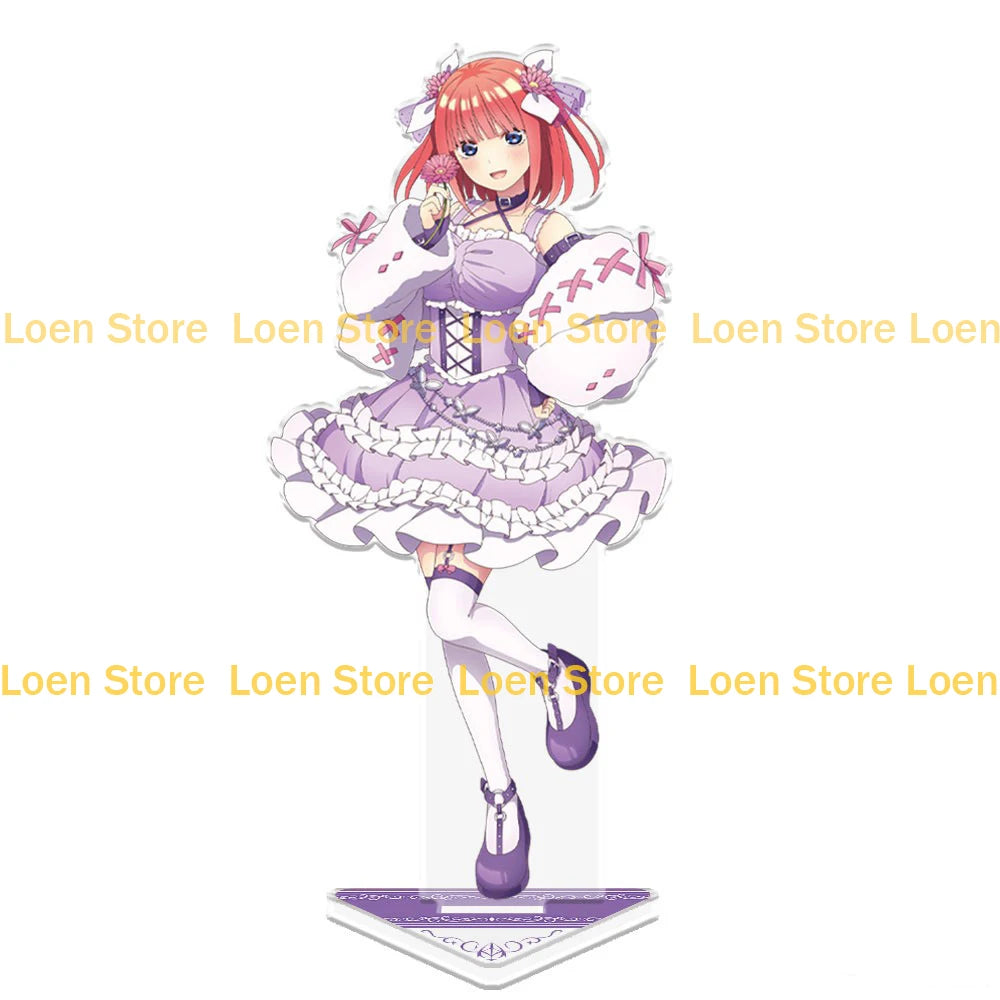 Loen Store The Quintessential Quintuplets official Lolita Fashion Ver figurine cute cartoon character desktop acrylic stand SS69 6.69 WDFXN-RWLP1 (2) / CHINA / 15CM acrylic stand