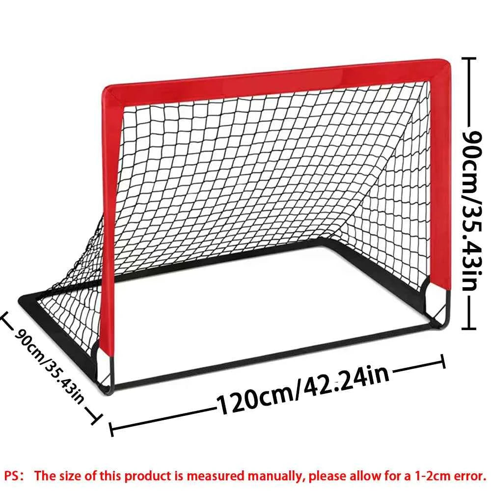 1pcs Football Goal for Garden Football Net Pop Up Goals Set Soccer Goal Net for Backyard Birthday Gift for Soccer Training 