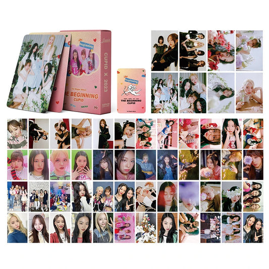 55pcs/set Kpop FIFTY FIFTY THE BEGINNING Lomo Cards Photo Cards Album Photocard High quality Photo album CardsPhoto Fans Gift SS69