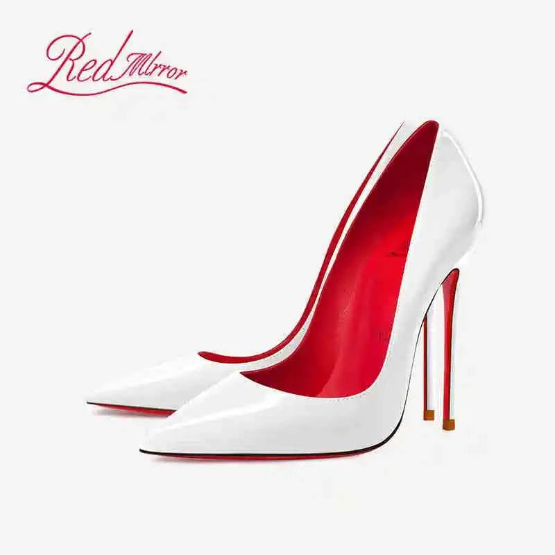 Shoes For Woman 2025 Trend Luxury Red Bottoms High Heels Pointed Toe Stiletto Pumps 12 cm Comfortable Party Dress Wedding Shoes