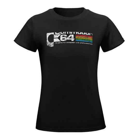 Commodore 64 T-Shirt tops Short sleeve tee Blouse T-shirts for Women SS69