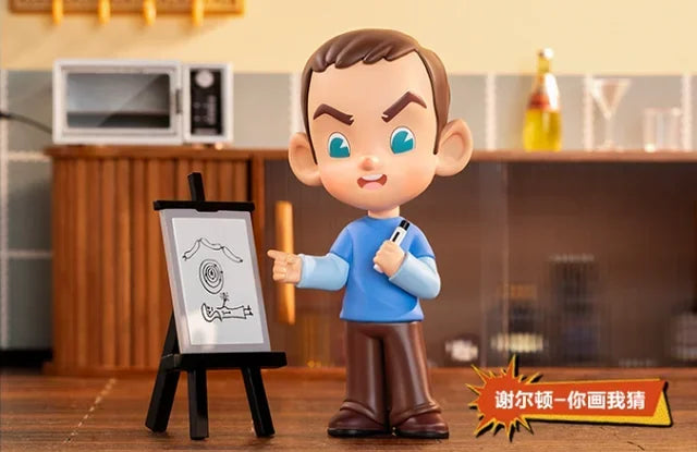 POP MART The Big Bang Theory Action Figures Toys TBBT Sheldon Penny Amy Leonard Howard Rajesh Bernadette Figure Dolls Kids Gifts SS69 34.69 no box 11