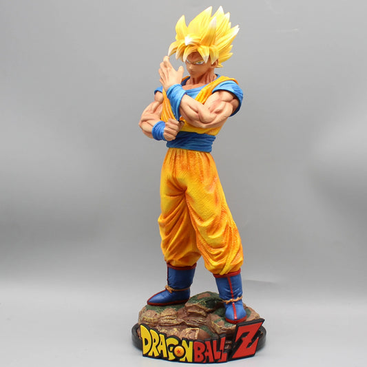 32cm Dragon Ball Z Son Goku Vegeta Anime Action Figures Super Saiyan Pvc Collection Model Doll Statue 2pcs/set Toy For Kids Gift SS69
