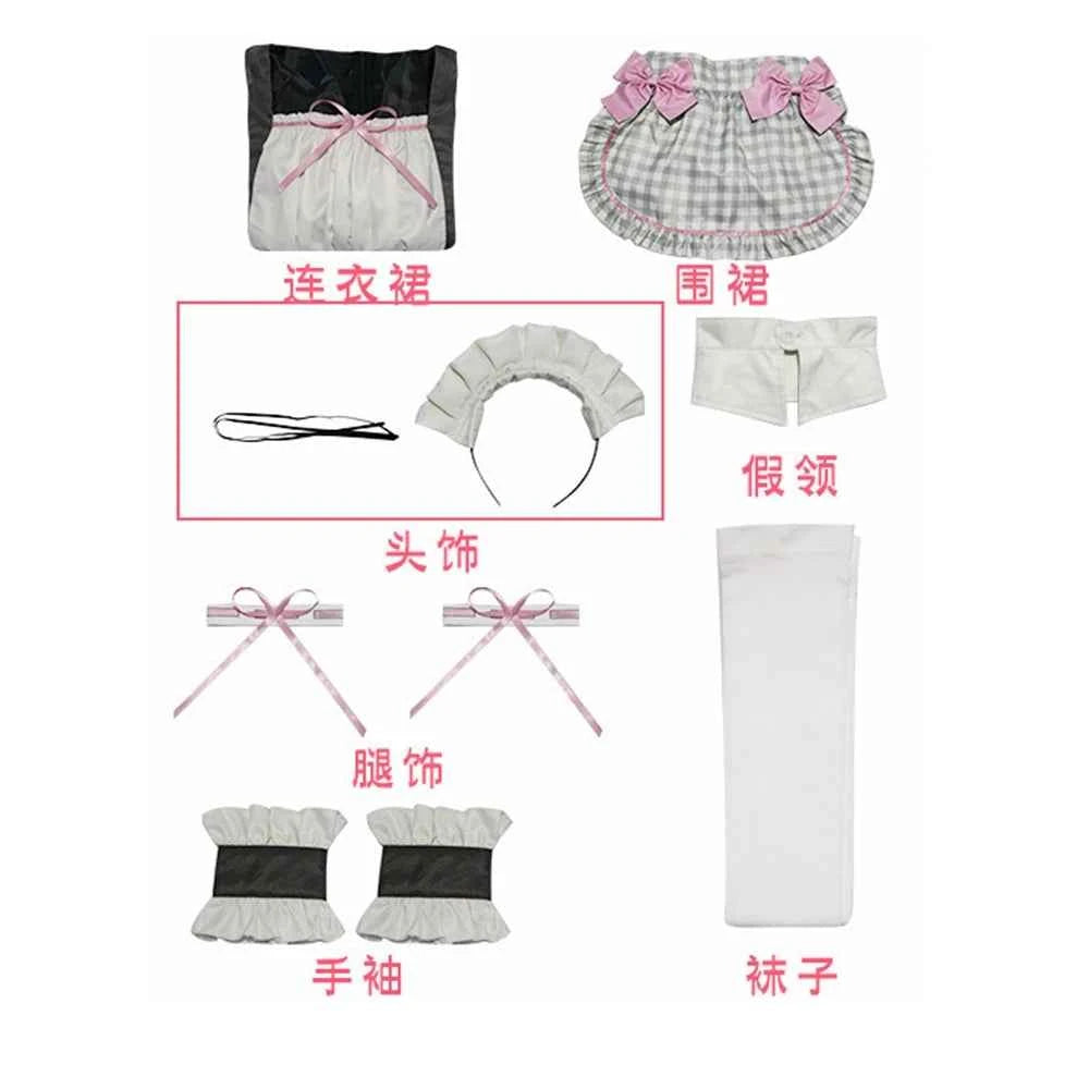 Unisex Anime Cos Kitagawa Marin Cosplay Costumes Dress Halloween Sets Custom Size