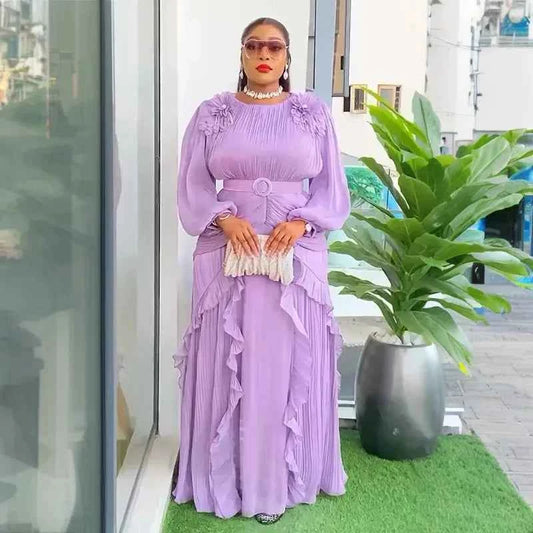 Elegant African Dresses for Women 2025 New Africa Clothing Plus Size Turkey Wedding Party Long Dress Dashiki Ankara Outfits Robe