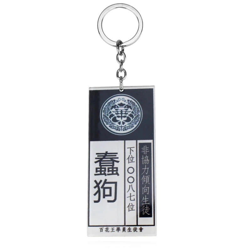 Kakegurui Acrylic Keychain Compulsive Gambler Yumeko Jabami Ryouta Suzui Mary Saotome Anime Cosplay Earrings Necklace Card SS69 9.69 K223