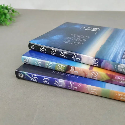 Japanese Comic Book Your Name 3 Volumes Fantasy Youth Love Cartoon Manga Young People Makoto Chinese Edition Shinkai SS69