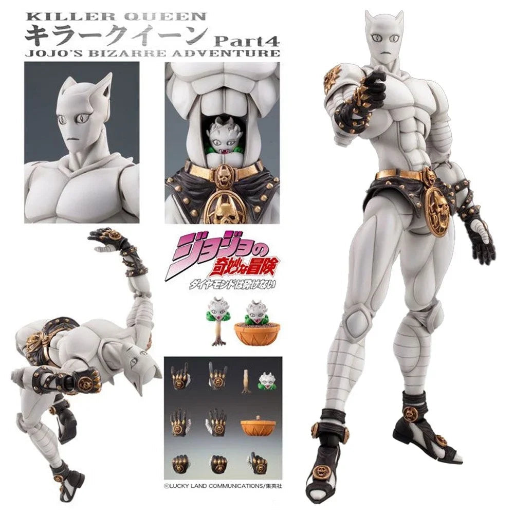 15cm Anime Jojo's Bizarre Adventur Figure Pink Killer Queen Action Figure Model Doll Toy Figurine For Kid Brithday New Year Gift SS69 40.69 15CM A / 15cm