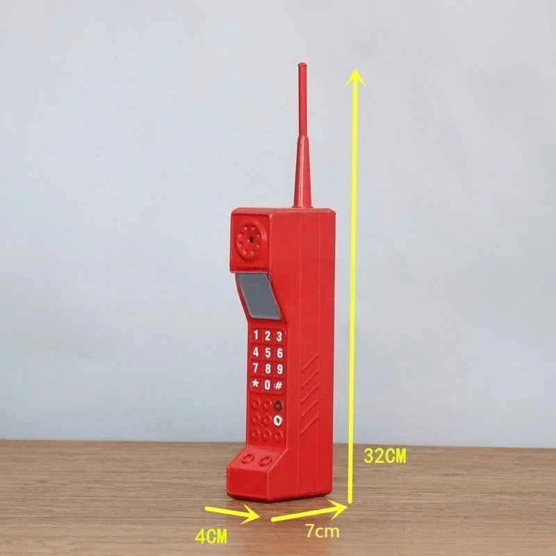 Creative Retro Simulation Mobile Phone Model Telephone Model Desktop Decoration Ornament Nostalgic Mobile Phone Era Props Gifts