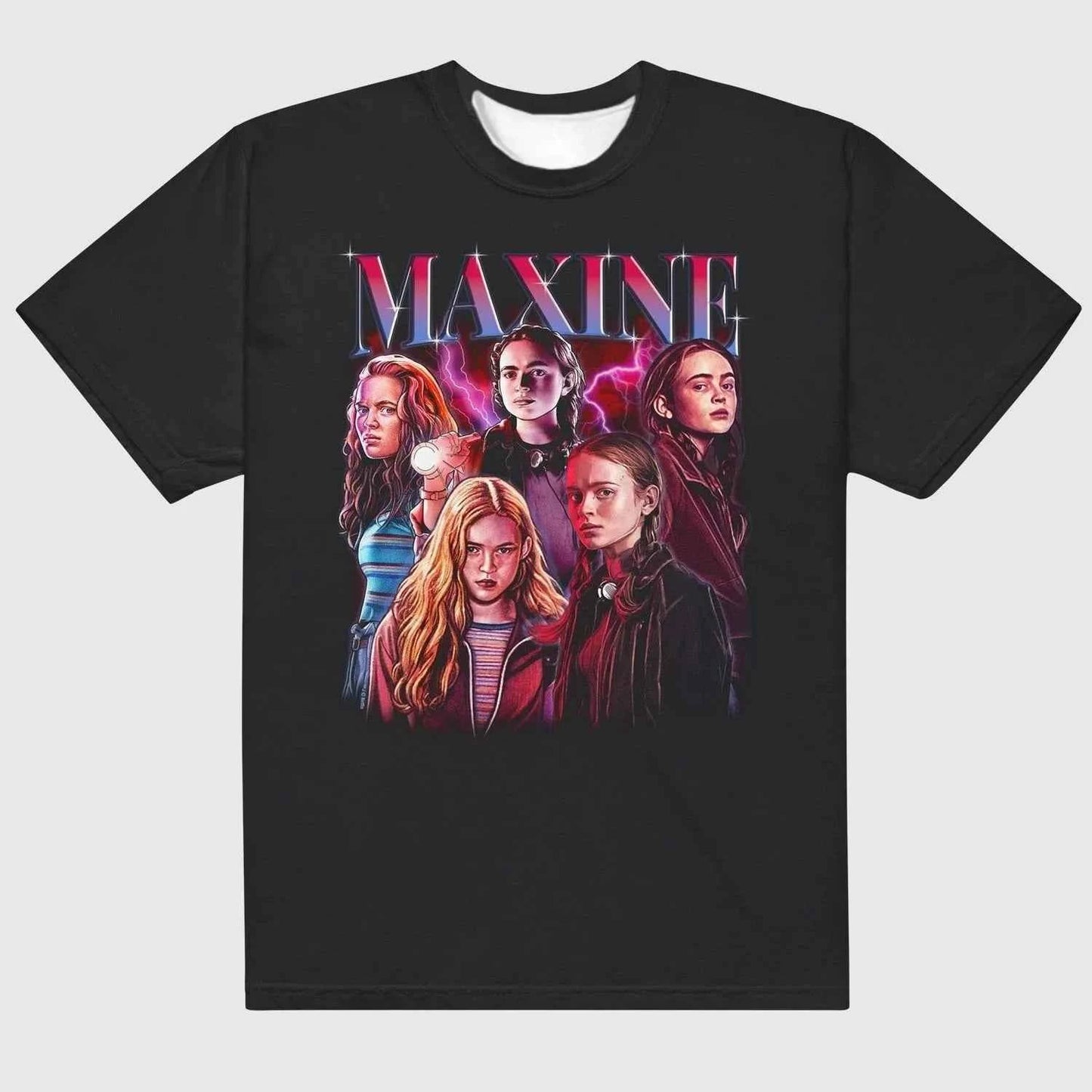 American TV Series Peripheral Stranger Things T-shirt ELEVEN 11 Couple Outfits for Men Women, Youth Round Neck Print, Gift