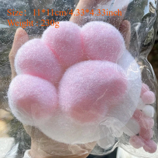 Jumbo Soft Squishy Cat Paw Stress Relief Toy, Extra Large Sensory Fidget Toys for Anxiety ADHD Focus, Kids Adults Squeeze Gift SS69