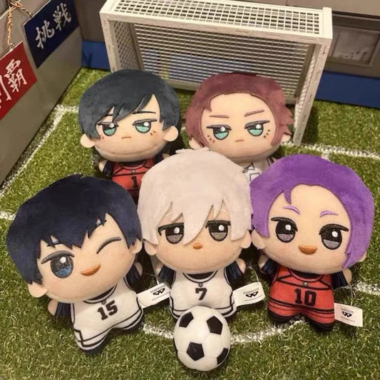 10cm New Blue Lock Plush Pendant KeyChain Isagi Yoichi Nagi Seishiro Mikage Reo Rin Itoshi Itoshi Sae Action Doll Toy Bag Gift SS69