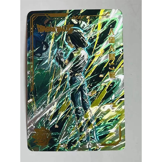 Dragon Ball Super Son Goku Frieza Bejita Yonsei Piccolo DIY Homemade Bronzing Game Toys Collection Card Christmas Birthday Gift SS69