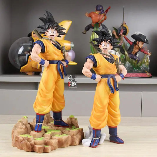 Dragon Ball Sun Goku Somersault Cloud Super Saiyan Standing Collection Figures Statue Anime Peripheral Model Ornaments Toy Gift SS69