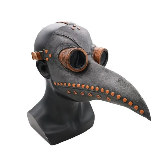Steampunk Plague Doctor Mask Long Nose Bird Beak Leather Masks Cosplay Party Masquerade Halloween Carnival Costume Props SS69