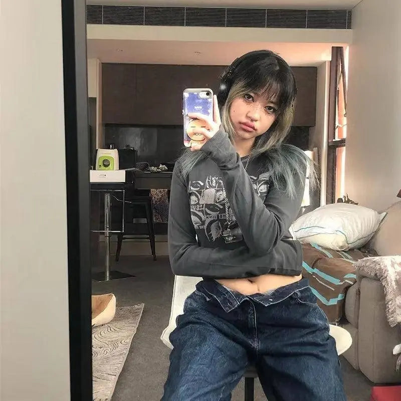 Women Retro Eyes T-Shirt - SS69