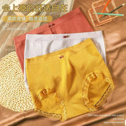 Women's underwear Plus-size XXXXL High elastic Antibacterial Obesity is special briefs lingerie breathable ladies underpants SS69