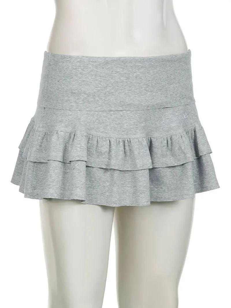 Y2K Aesthetics Pleated Mini Skirts Women Fairycore Kawaii - SS69