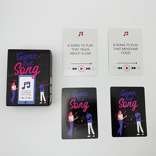 Music Memory Party Card Game - Fun Song Guessing Game for Teens and Adults, Paper Cards, for Ages 14+ - Engaging Group Activity for Music Enthusiasts SS69