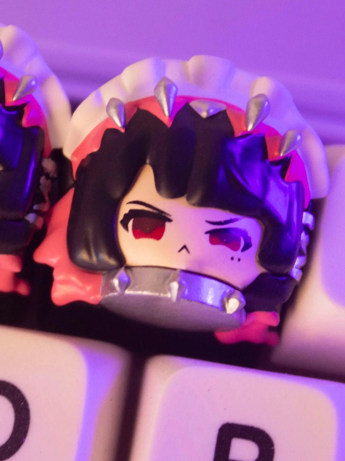 Cute Zenless Zone Zero Ellen Joe Key Caps Resin Layered Drip Gel Design Artisan Keycaps for Mechanical Keyboard Accessories Gift - SS69