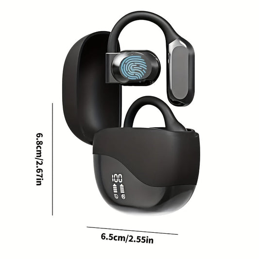 Real-Time Languages Smart AI Translation Earbuds - Translate In Real-Time, Providing Precise Simultaneous Interpretation to Eliminate Language Obstacles for Seamless Business Trips, Social Interactions, Education, Work, And C SS69