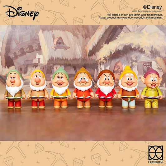Herocross Disney Seven Dwarfs Snow White Trendy Play Handmade Desktop Decoration Creative Gift Collectible Cartoon Anime - SS69