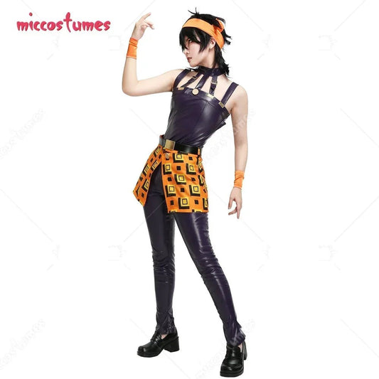 Miccostumes Women's Narancia Cosplay Costume with Headband for Halloween Cosplay Costume - SS69