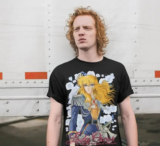 Rose of Versailles Lady Oscar Retro Anime T-Shirt, Manga Shirt Unisex - SS69