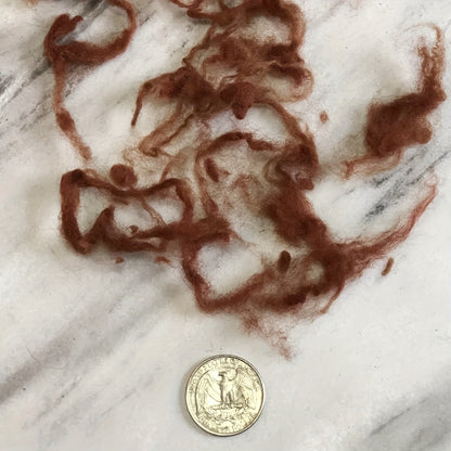 Pure Curled Alpaca Fiber – 100g/3.53oz Dyeing with Materials, Clean and Medium-Soft Texture Multi-Use Wool Curls, Ideal for Felting, Yarn Spinning, Knitting Projects, Art Dolls, Textile Figures, Tapestry Accents, Home Decor SS69