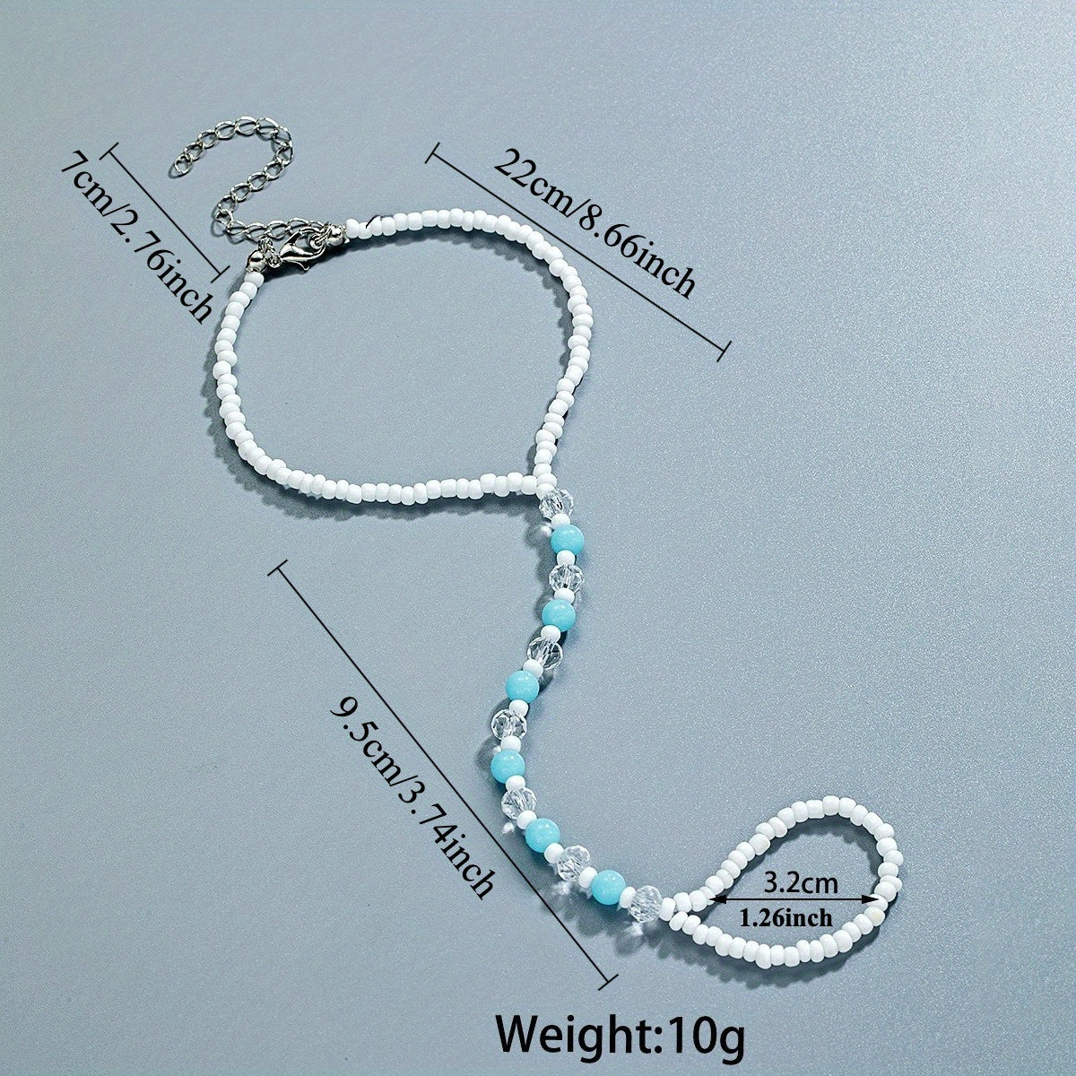 Boho Chic Adjustable Beaded Anklet with Glow-in-the-Dark Features - Summer Beach Vacation Foot Jewelry for Women, Resin Material, Perfect for Parties and Getaways, Vacation Accessory|Glowing Beads|Resin Construction, Beach Ac SS69