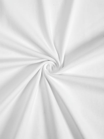 "White Women's Cotton T - Shirt: Popeye and Sweetheart Illustration" SS69