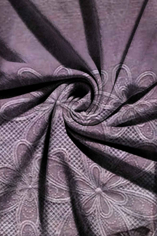 Plus Size - Plus Size, Plus Size Women'S Elegant Floral Print Sweatshirt - Long Sleeve Round Neck Sweater, Cozy Winter Casual Shirt for Office and Party Wear, Warm Fall/ Autumn-Friendly Clothing (Machine Washable)